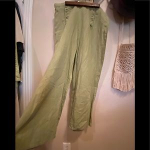 FLAX linen Medium Buttoned Sailor Pants
